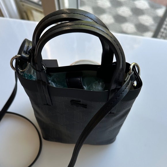 Lacoste Black Patterned Crossbody Bag - Picture 5 of 10